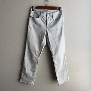 Athleta Sculptek Light Wash Jeans Women’s Stretchy Mid Rise Straight Leg Crop B